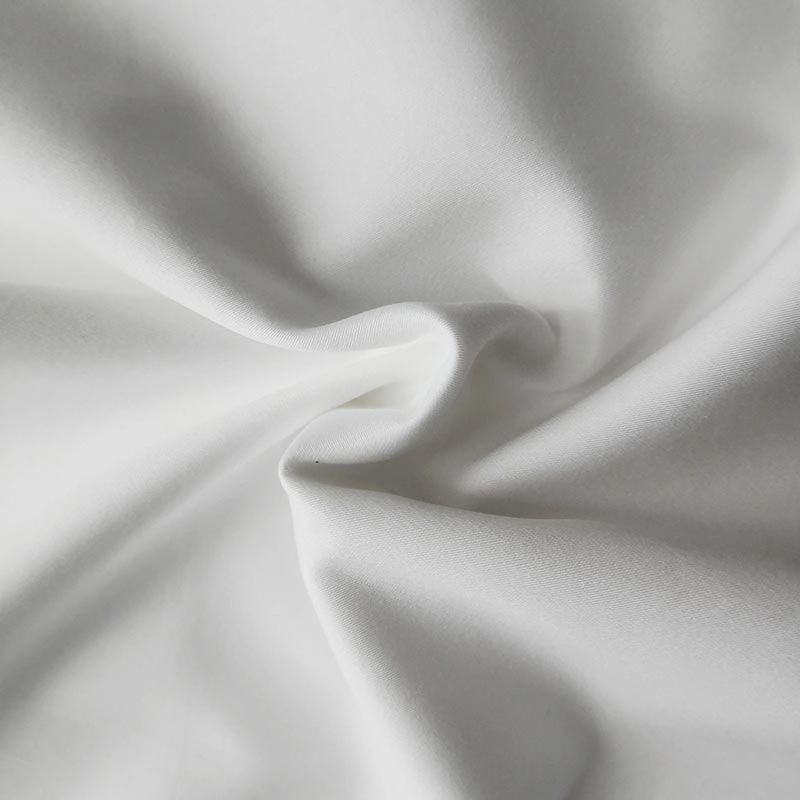 Kain Linen Hotel Cotton 60s 300t Plain Sateen White