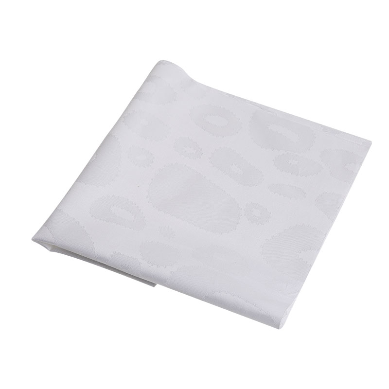 Kapas kapas tulen putih sateen jacquard hotel bedlinen fabric